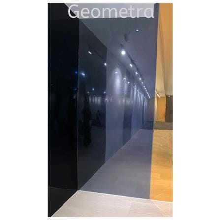 GEOMETRA CARBON CRYSTAL PANEL 122X300X0.5CM MIRROR FP GREY SILVER 3.66M2