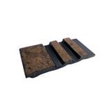 GEOMETRA WPC FLUTED PANEL 13X300X1CM WG08 BROWN MARBLE