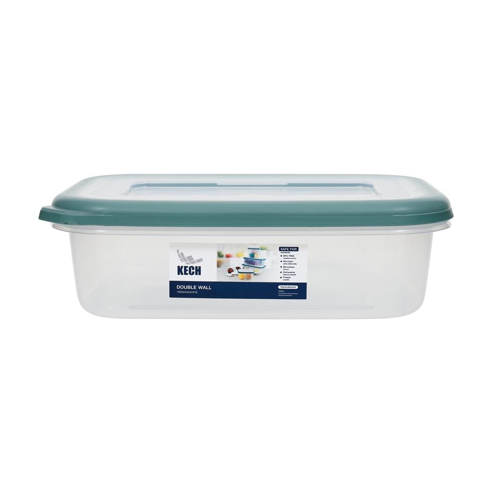 FOOD CONTAINER KECH DOUBLE WALL 9035 1.45L GREEN