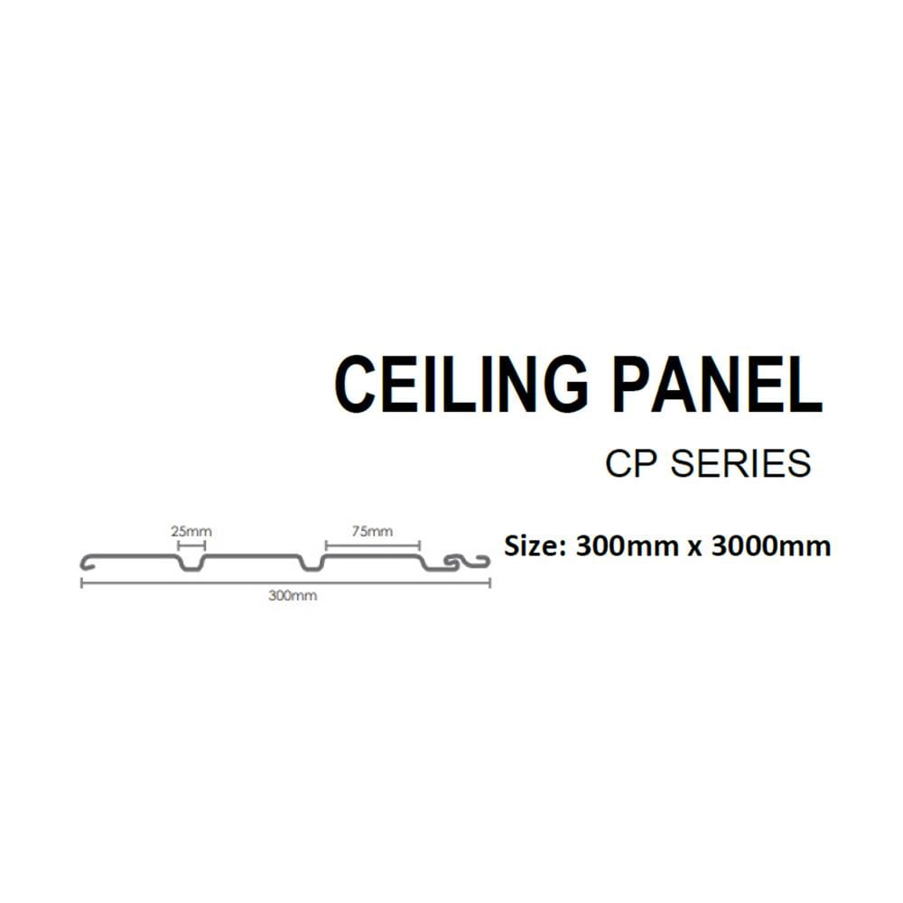 GEOMETRA CEILING PANEL 30X300CM CP01 TEAK