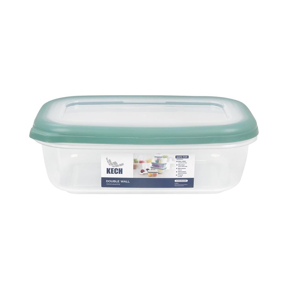 FOOD CONTAINER KECH DOUBLE WALL 9032 0.75L GREEN