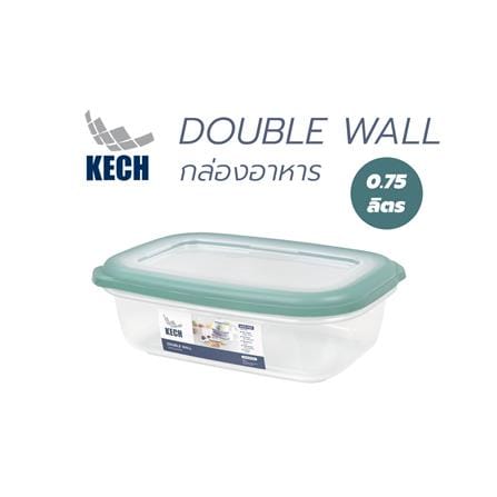 FOOD CONTAINER KECH DOUBLE WALL 9032 0.75L GREEN
