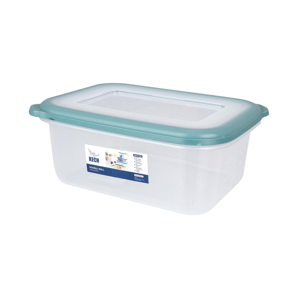 FOOD CONTAINER KECH DOUBLE WALL 9036 2L GREEN