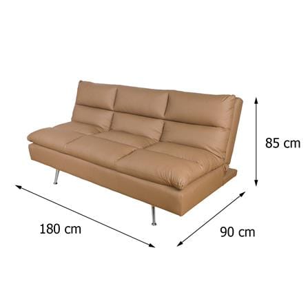 2-SEATER SOFA BED FURDINI ROVENA DARK BROWN [EXCLUSIVE FROM HOMEPRO THAILAND]