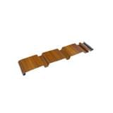GEOMETRA CEILING PANEL 30X300CM CP03 BROWN