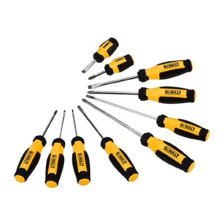 DEWALT SCREWDRIVER SET 10 IN 1 DWHT65201