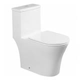AKRON 1P TOILET WCO-80101 RIMLESS 10&rdquo; S-TRAP WHITE