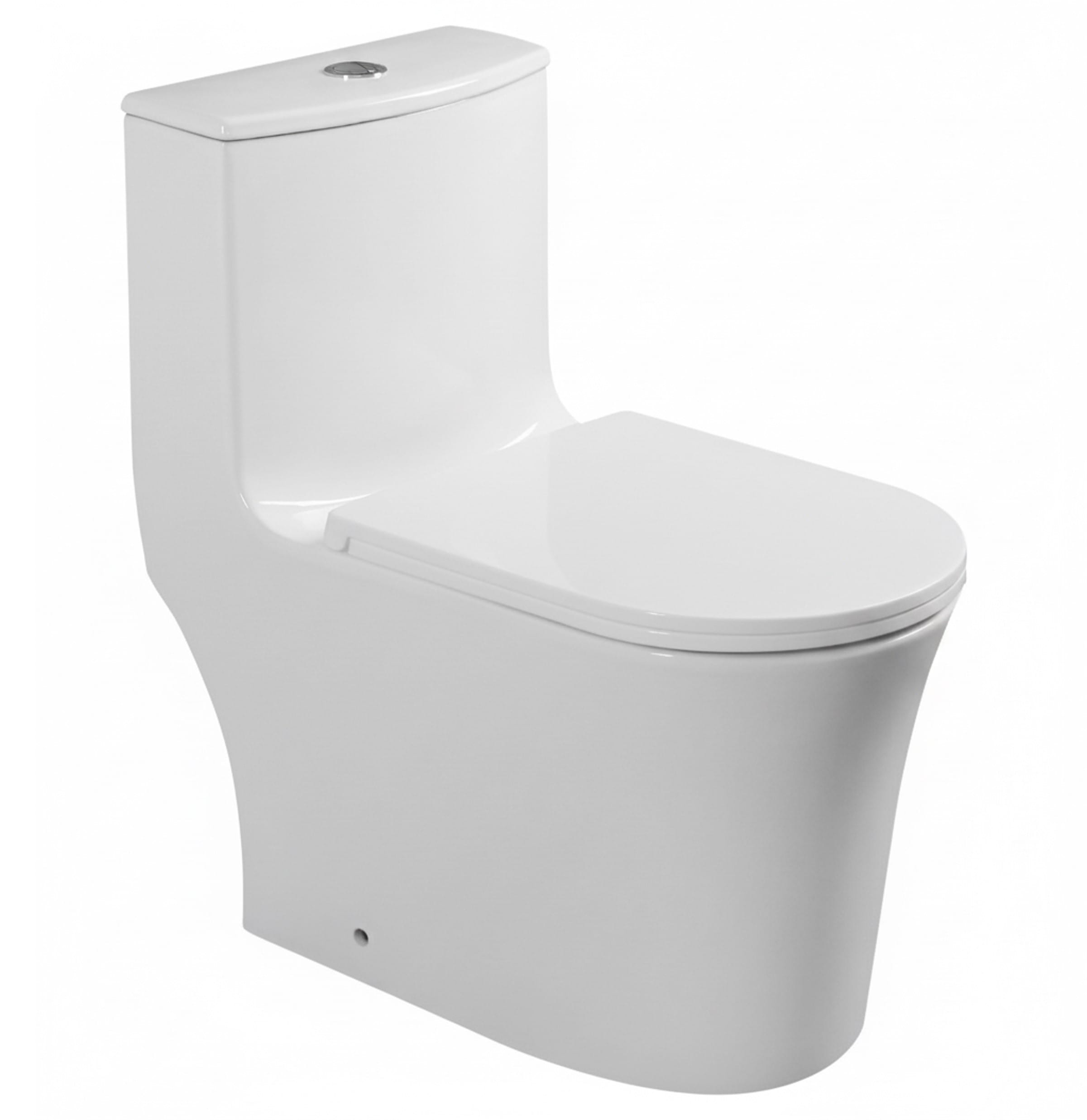 AKRON 1P TOILET WCO-89001 CYCLONE FLUSH S-TRAP 250MM WHITE
