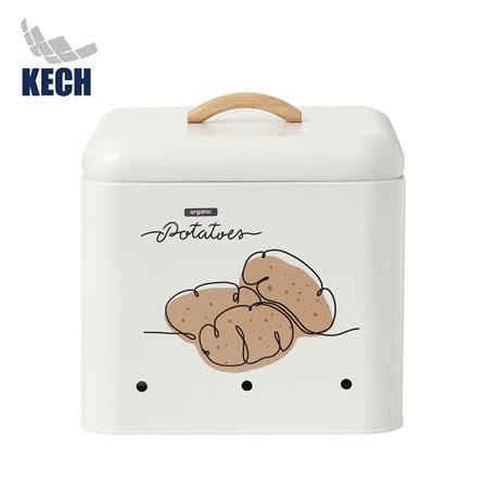 RECTANGULAR CANISTER WITH PULL LID KECH SK POTATO 8.5L [EXCLUSIVE FROM HOMEPRO THAILAND]