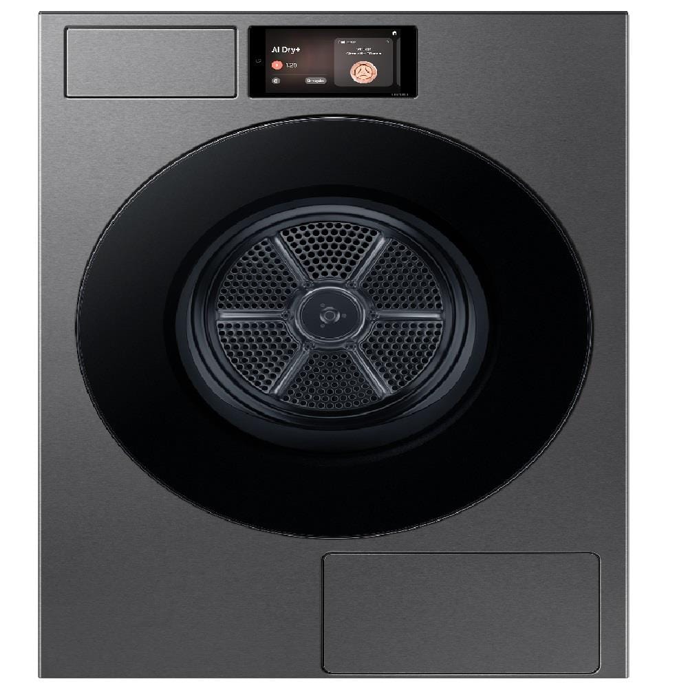 SAMSUNG FRONT LOAD DRYER HEAT PUMP DV90F17CDSFQ 17KG BLACK