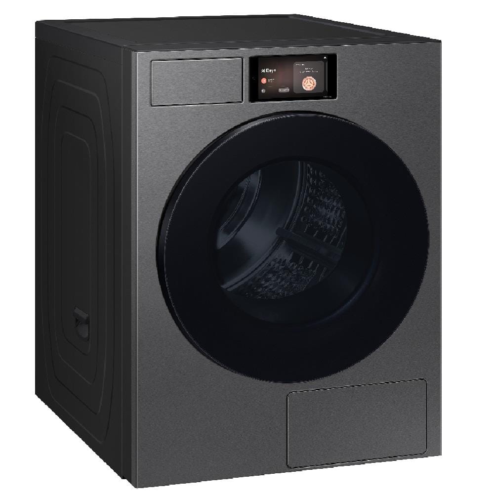 SAMSUNG FRONT LOAD DRYER HEAT PUMP DV90F17CDSFQ 17KG BLACK
