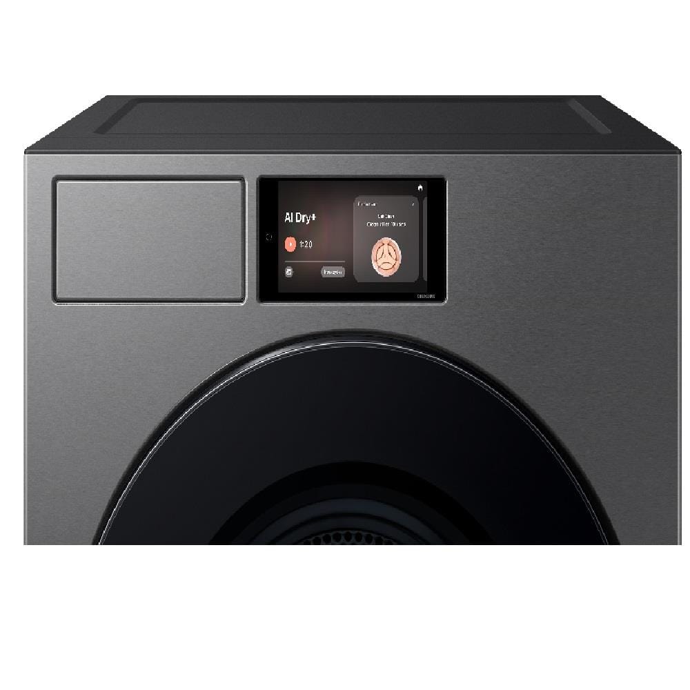 SAMSUNG FRONT LOAD DRYER HEAT PUMP DV90F17CDSFQ 17KG BLACK