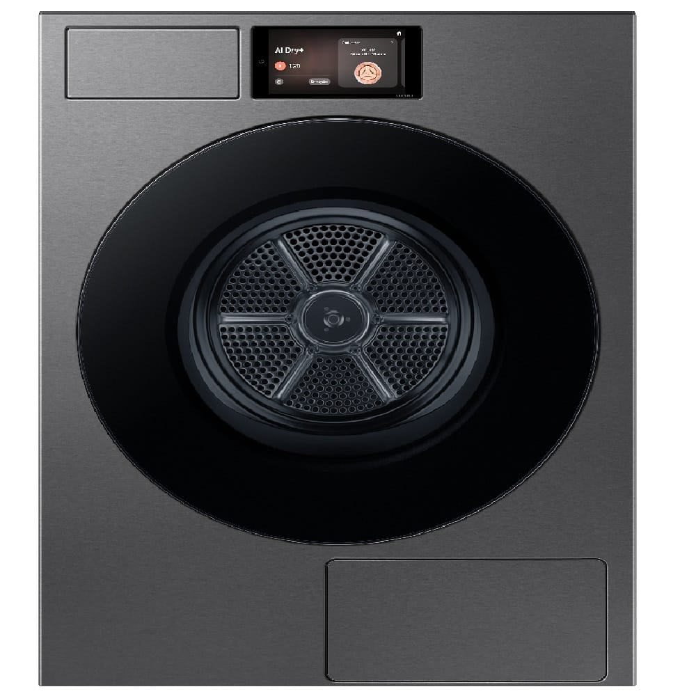 SAMSUNG FRONT LOAD DRYER HEAT PUMP DV90F17CDSFQ 17KG BLACK