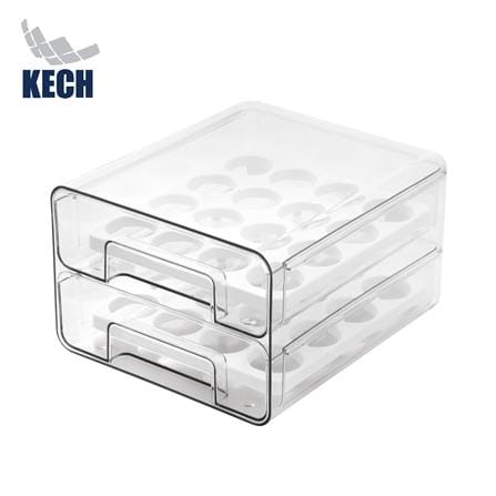 2-TIER EGG DRAWER BOX (32-EGG) KECH FROSTY [EXCLUSIVE FROM HOMEPRO THAILAND]