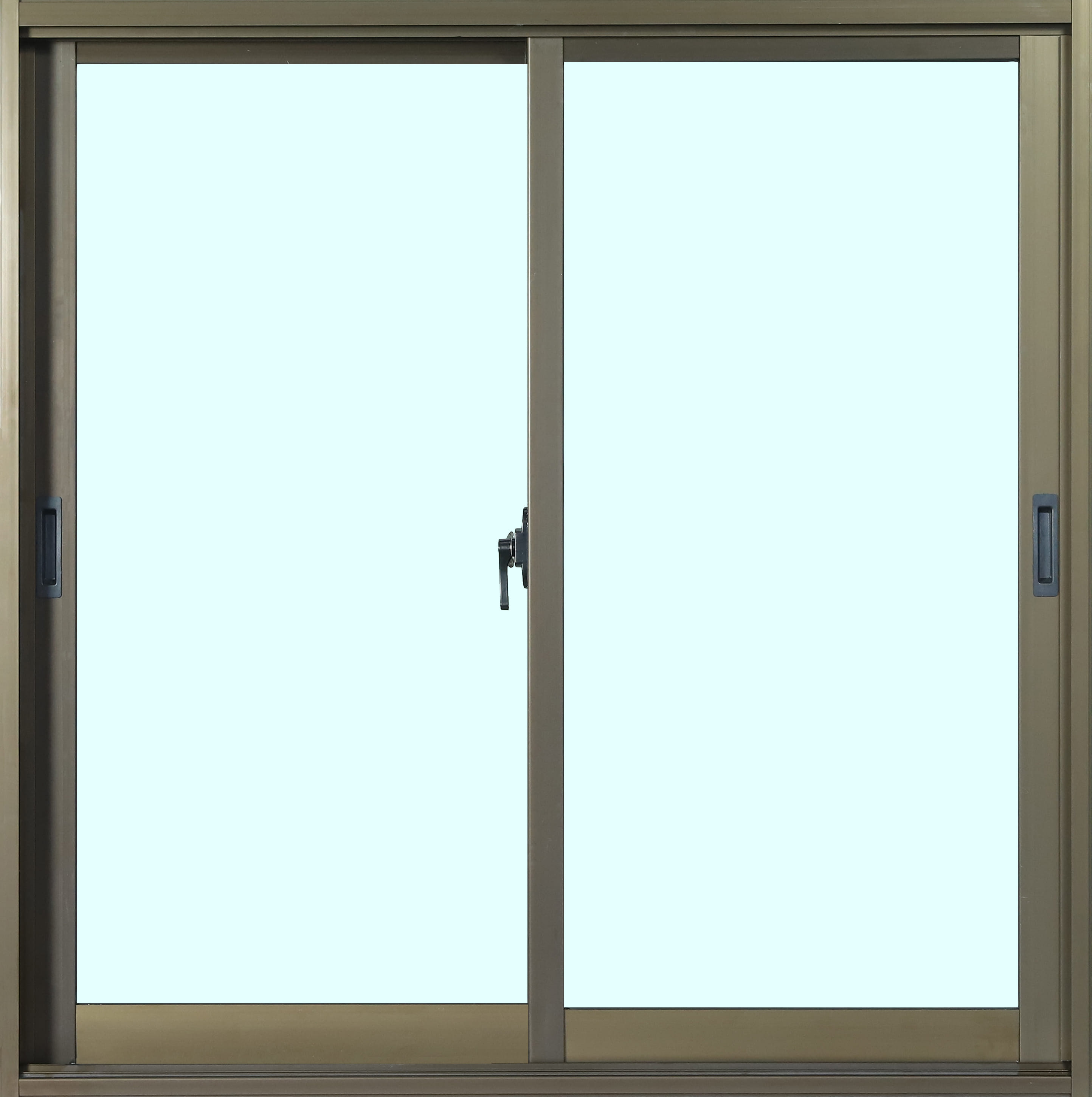 ALUMINUM SLIDING WINDOW S-S AZLE 100X100CM LIGHT BROWN [EXCLUSIVE FROM HOMEPRO THAILAND]