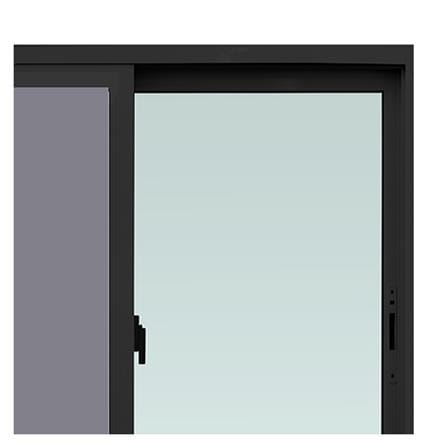 ALUMINUM SLIDING WINDOW S-S AZLE 100X100CM BLACK [EXCLUSIVE FROM HOMEPRO THAILAND]