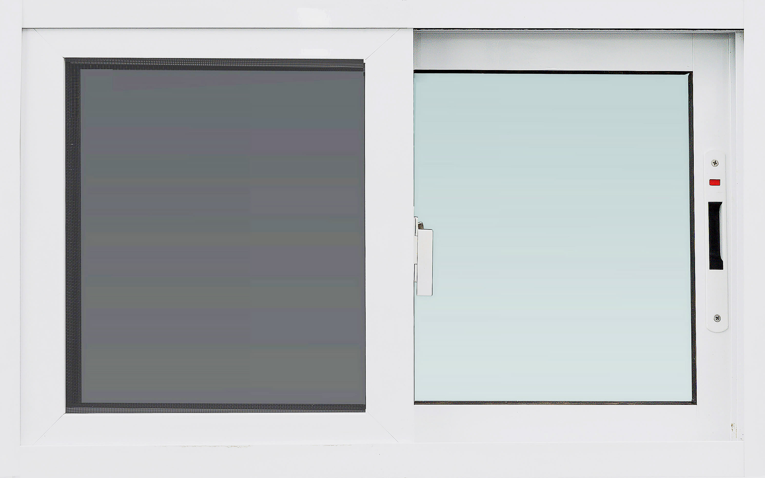 UPVC SLIDING WINDOW WITH SCREEN S-S AZLE 80X50CM WHITE [EXCLUSIVE FROM HOMEPRO THAILAND]