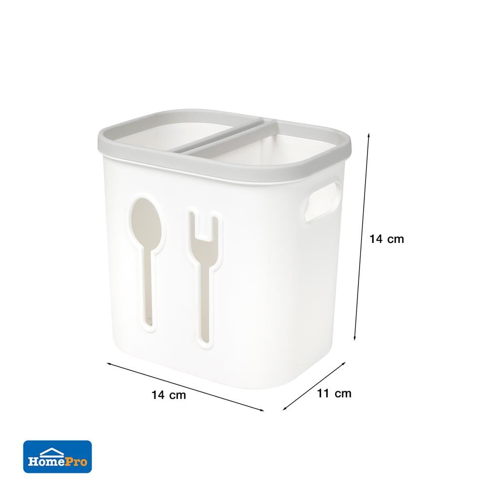 2-COMPARTMENT CUTLERY HOLDER KECH TRIM