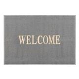 HLS DUST MAT WELCOME 120X180 GRAY [EXCLUSIVE FROM HOMEPRO THAILAND]