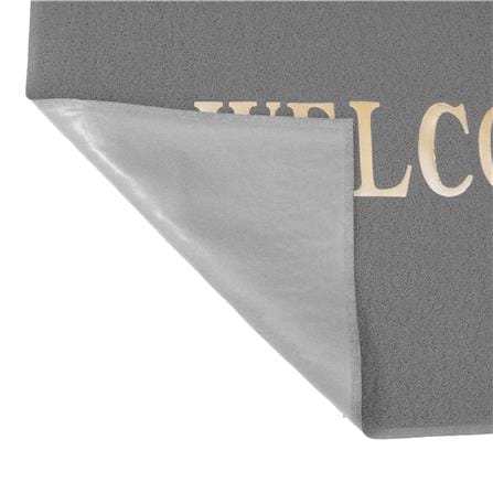 HLS DUST MAT WELCOME 120X180 GRAY [EXCLUSIVE FROM HOMEPRO THAILAND]
