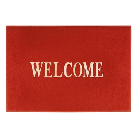 HLS DUST MAT WELCOME 120X180 RED [EXCLUSIVE FROM HOMEPRO THAILAND]