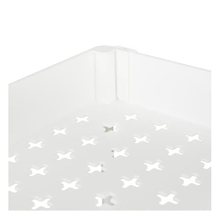 3-TIER ROLLING STORAGE CART KECH NIFTY 40X22X60CM WHITE [EXCLUSIVE FROM HOMEPRO THAILAND]