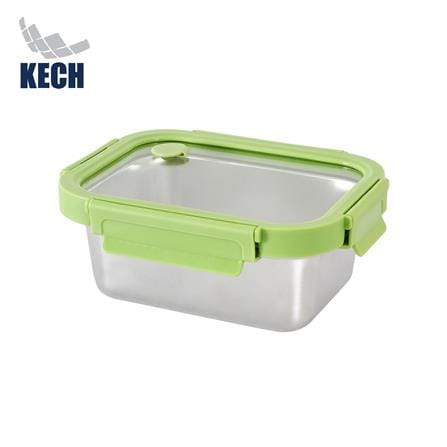STAINLESS STEEL FOOD CONTAINER KECH SHINEE 0.8L GREEN