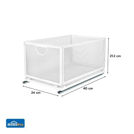PULL-OUT MESH BASKET FOR KITCHEN CABINET KECH INSPACE SIZE L 40X24X21.2CM [EXCLUSIVE FROM HOMEPRO THAILAND]