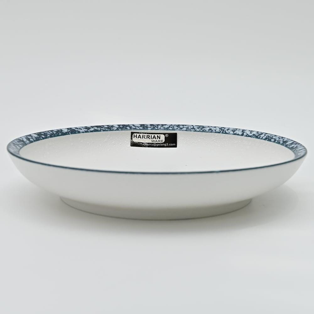 SHIRO PORCELIN RICE PLATE 9IN  SH900
