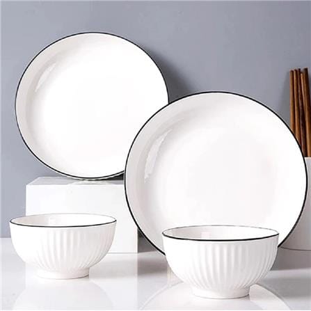 SHIRO PORCELIN RICE PLATE 9IN  SH900
