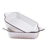 SHIRO PORCELIN BAKING PLATE 10.5IN SH105