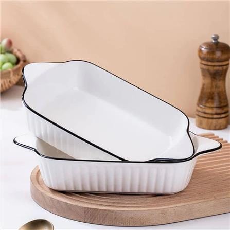 SHIRO PORCELIN BAKING PLATE 10.5IN SH105