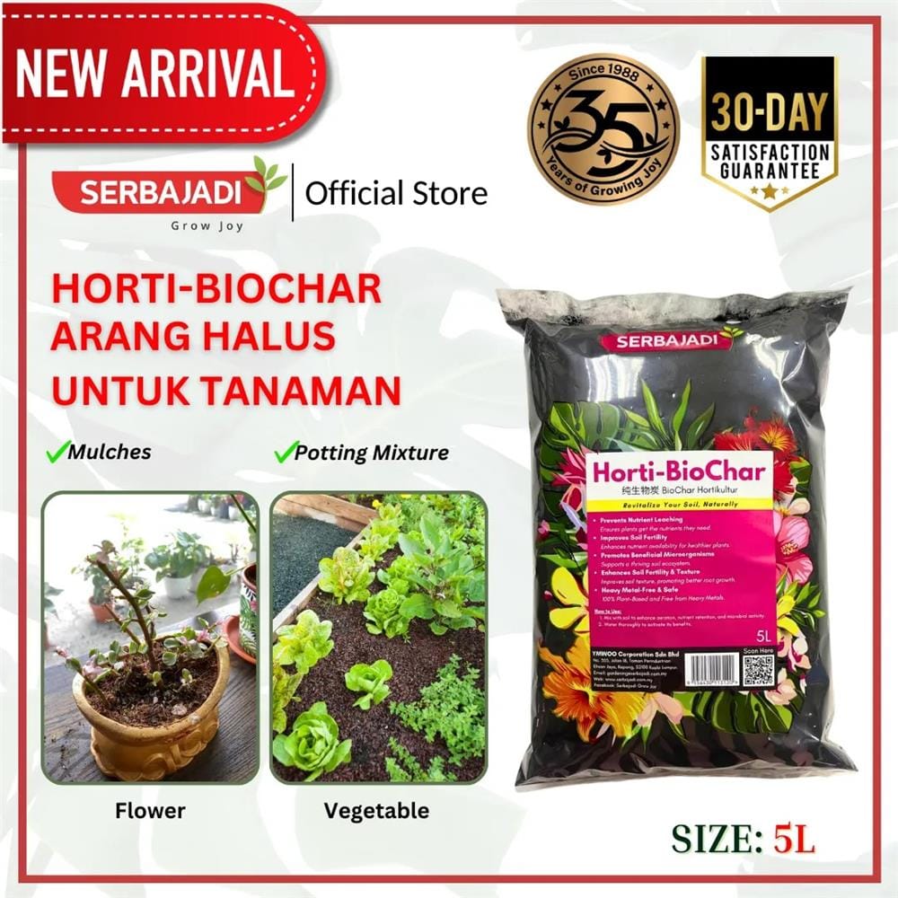 SERBAJADI HORTI-BIOCHAR (5L)