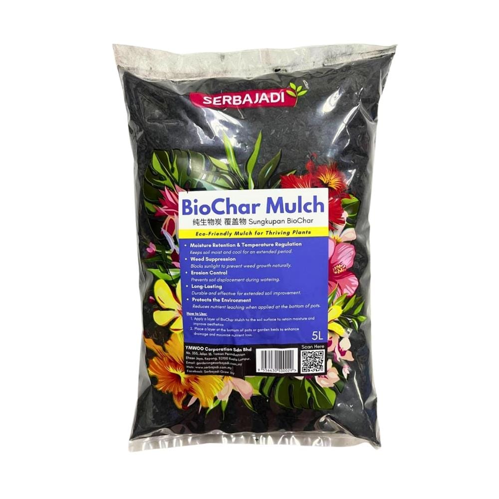 SERBAJADI BIOCHAR MULCH (5L)