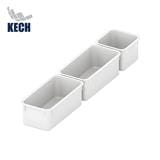 DRAWER ORGANIZER TRAY KECH OMO SET1 3PCS WHITE [EXCLUSIVE FROM HOMEPRO THAILAND]