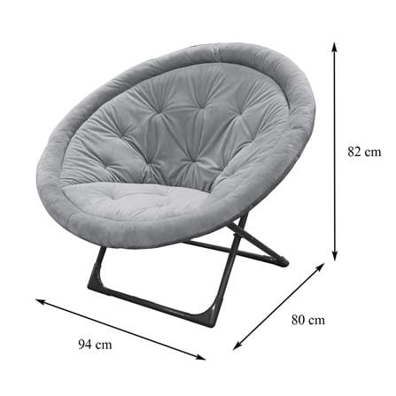 MOON LOUNGE CHAIR FURDINI MOONCHAIR CLOUD GREY [PRE-ORDER IMPORT PRODUCTS]