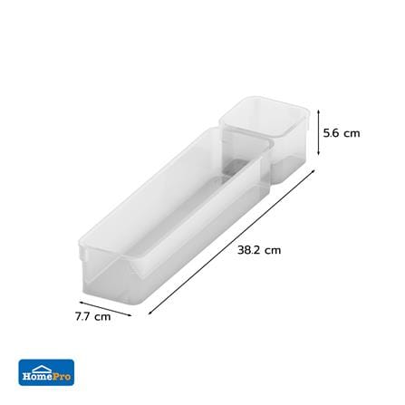 DRAWER ORGANIZER TRAY KECH WINK SET1 2PCS CLEAR [EXCLUSIVE FROM HOMEPRO THAILAND]