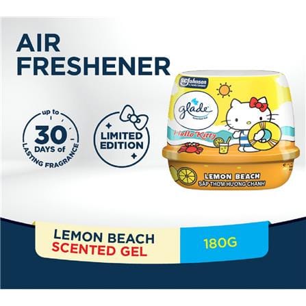 GLADE HELLO KITTY SCENTED GEL180G FROSTY
