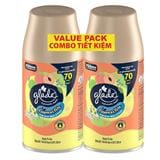 GLADE AUTO SPRAY RF GR APPLE PEACH 252ML TWIN PACK