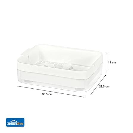 PLASTIC DISH DRYING RACK KECH IVORY [EXCLUSIVE FROM HOMEPRO THAILAND]