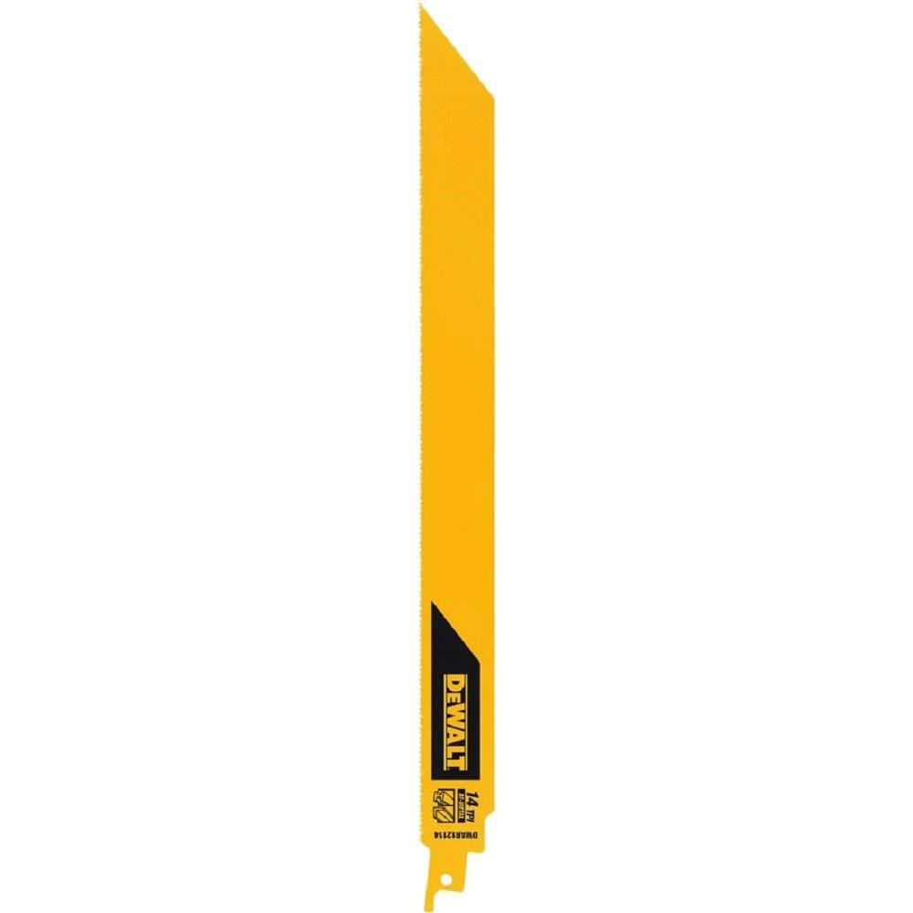 DEWALT 12" RECIPROCATING SAW BLADE (HEAVY METAL) [14TPI] 5PCS/PACK DWAR12114