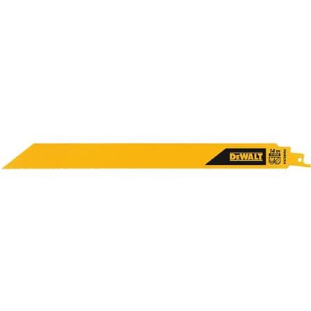 DEWALT 12" RECIPROCATING SAW BLADE (HEAVY METAL) [14TPI] 5PCS/PACK DWAR12114