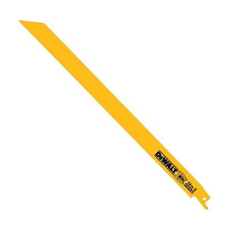 DEWALT 12" RECIPROCATING SAW BLADE (METAL) [14TPI] 5PCS/PACK DW4838