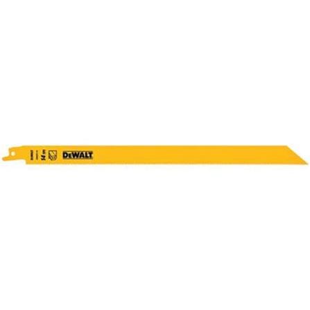 DEWALT 12" RECIPROCATING SAW BLADE (METAL) [14TPI] 5PCS/PACK DW4838