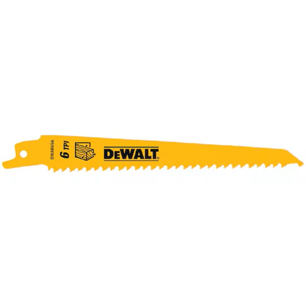 DEWALT 6" RECIPROCATING SAW BLADE (WOOD) [6TPI] 5PCS/PACK DW4802