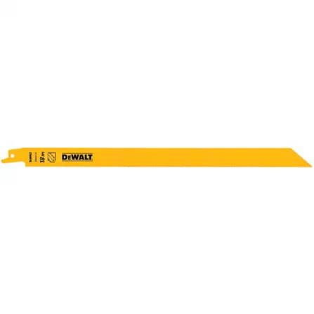 DEWALT 12" RECIPROCATING SAW BLADE (METAL) [18TPI] 5PCS/PACK DW4822