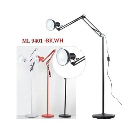 BRIGHT OBJECTIVE FLOOR LAMP ML-9401 WH WHITE
