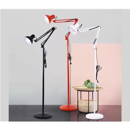 BRIGHT OBJECTIVE FLOOR LAMP ML-9401 WH WHITE