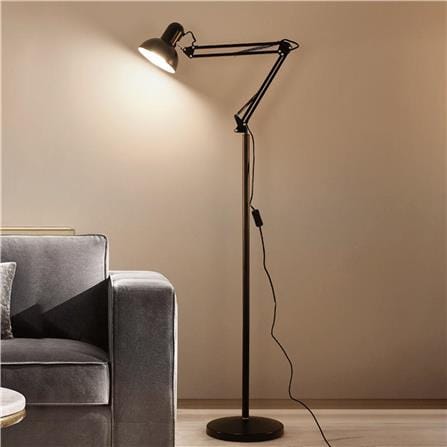 BRIGHT OBJECTIVE FLOOR LAMP ML-9401 BK BLACK