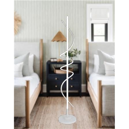 BRIGHT OBJECTIVE FLOOR LAMP ML-16283 WH 3C LED WHITE